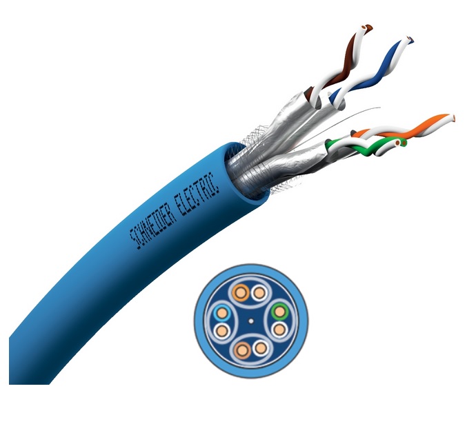 کابل شبکه Cat7A اشنایدر اکتاسی VDICD658318