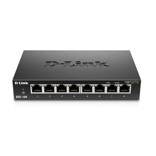 سوییچ شبکه ۸ پورت دیلینک DGS-108