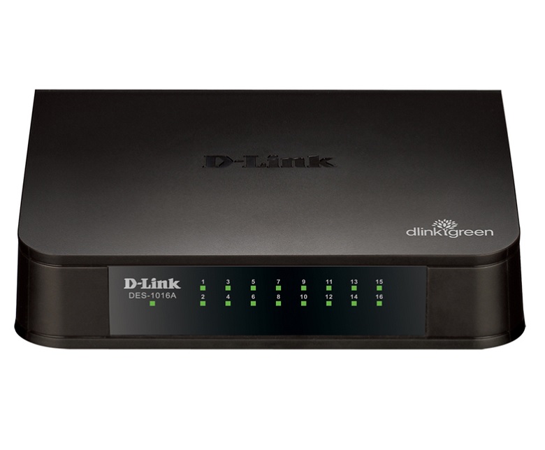 سوییچ شبکه دیلینک ۱۶ پورت DES-1016A