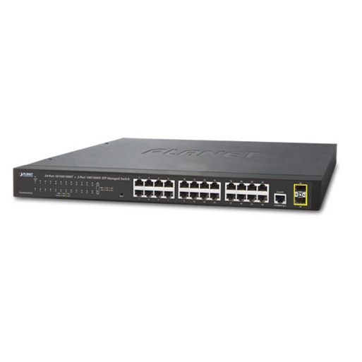 سوییچ شبکه ۲۴ پورت پلنت GS-4210-24T2S