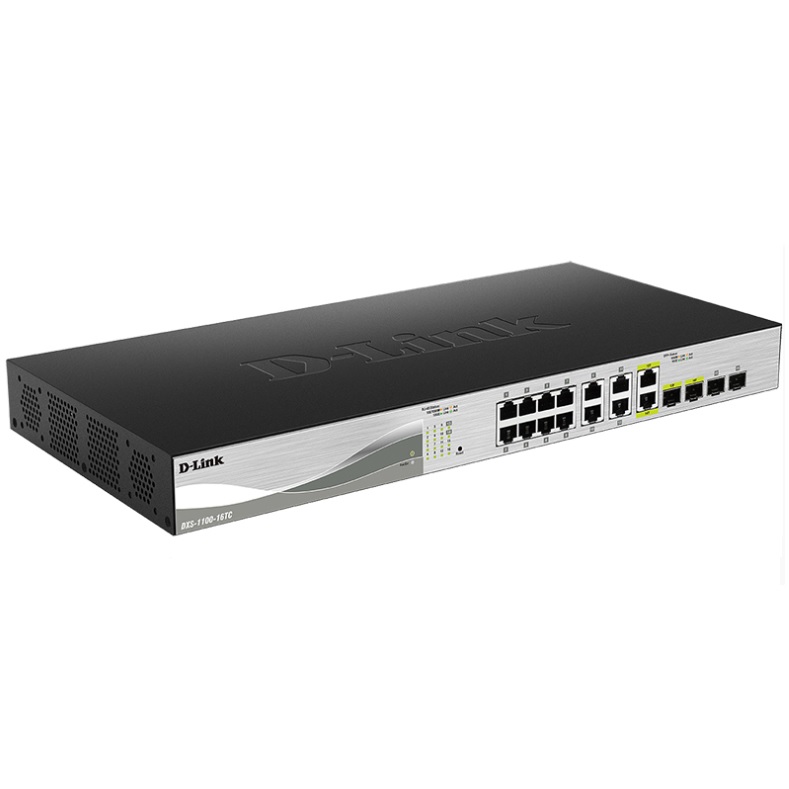 سوییچ شبکه 10 گیگ دیلینک ۱۴ پورت DXS-1100-16TC