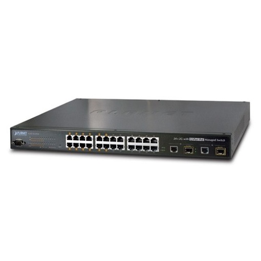 ًسوییچ شبکه ۲۴ پورت POE پلنت FGSW-2612PVM
