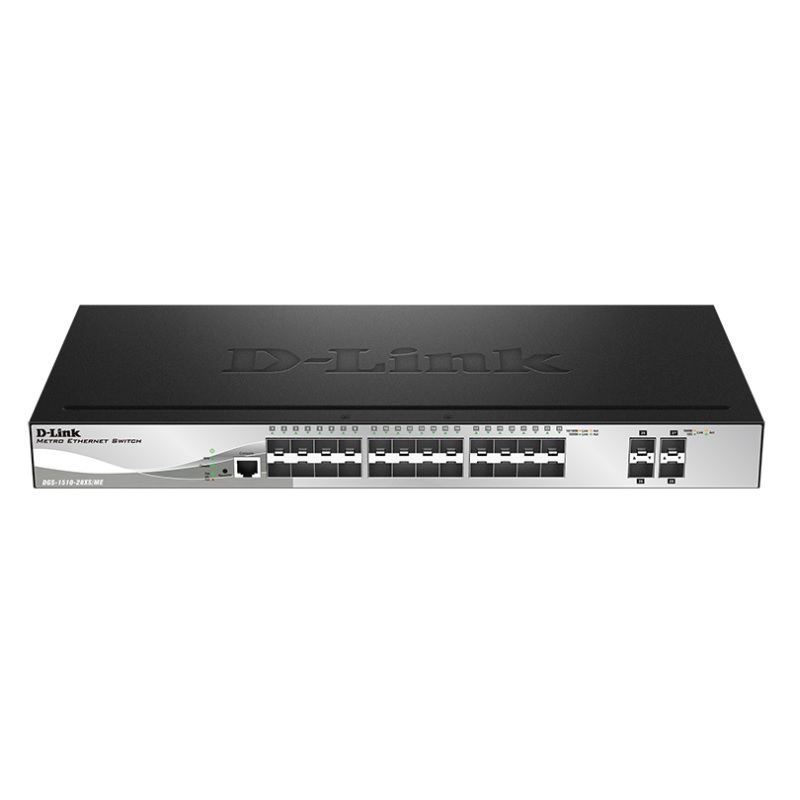 سوییچ شبکه ۲۴ پورت SFP‌ دیلینک DGS-1510-28XS