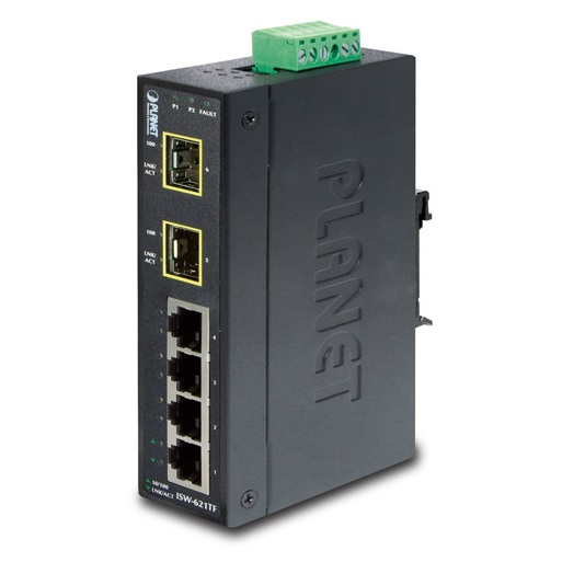 سوییچ شبکه صنعتی ۴ پورت پلنت ISW-621TF