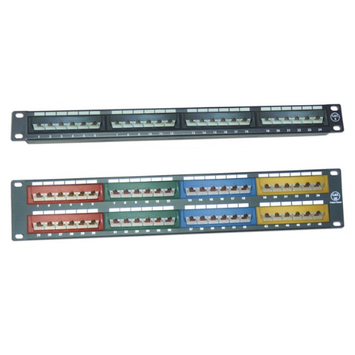 پچپنل ۲۴ پورت Cat6 UTP FULL فول FA-813K-248-C6-Color