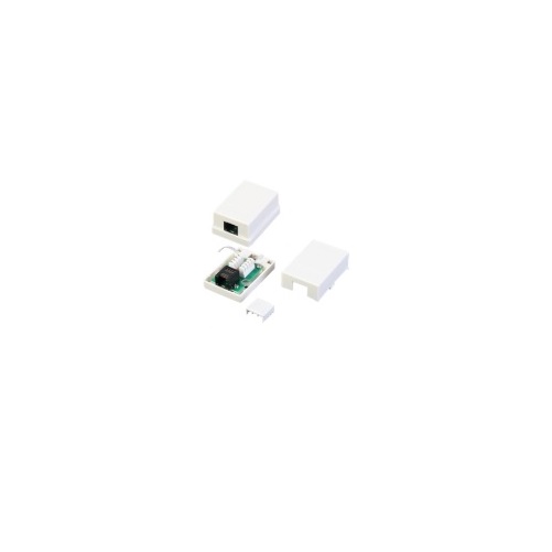 کیستون باکس روکار ۱ پورت Cat5e فول FA-870AK-8-C5e